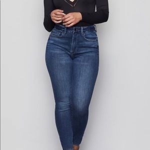 Good American high waist skinny jeans